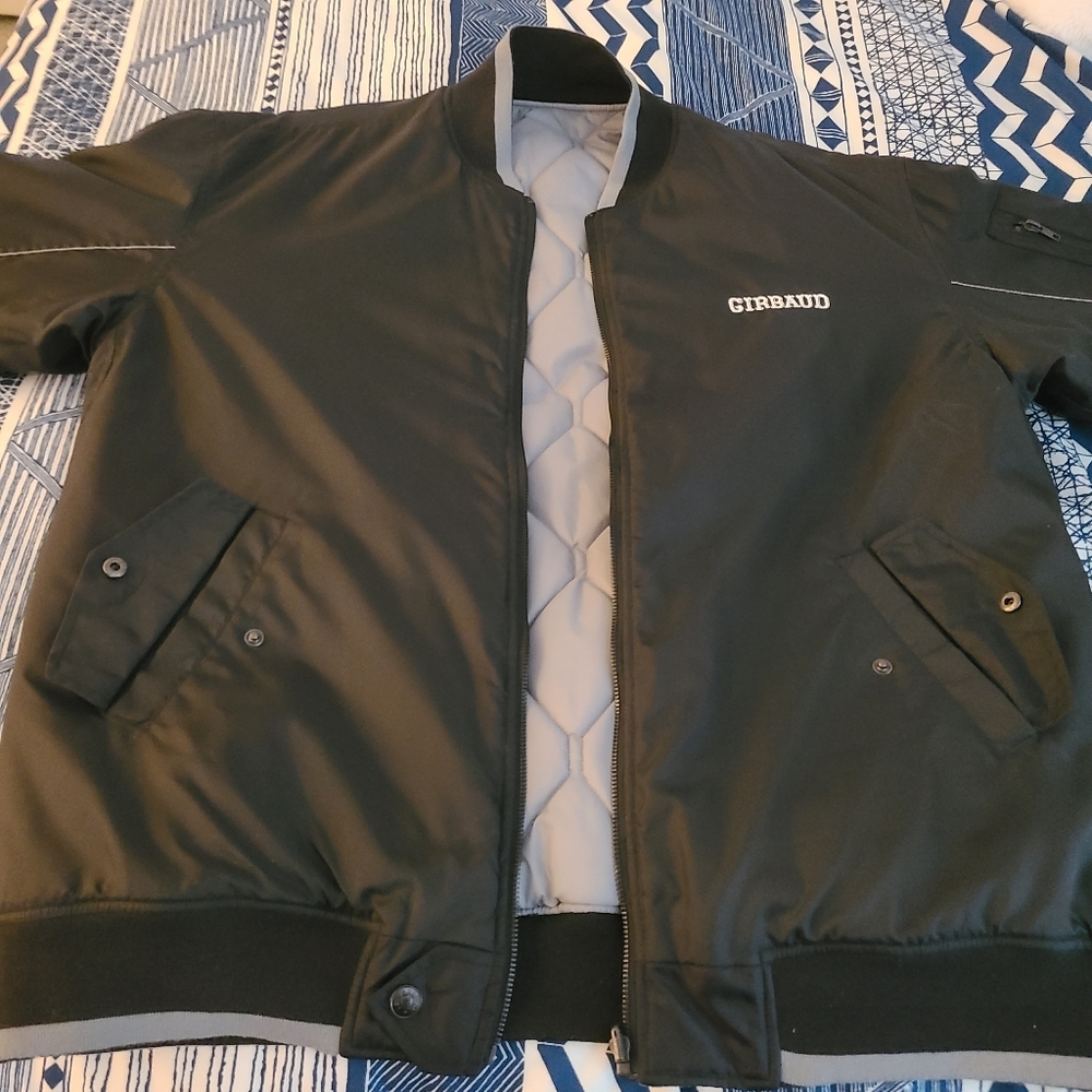 Vintage Marithe Francois Girbaud Bomber Jacket Reversible XL XXL